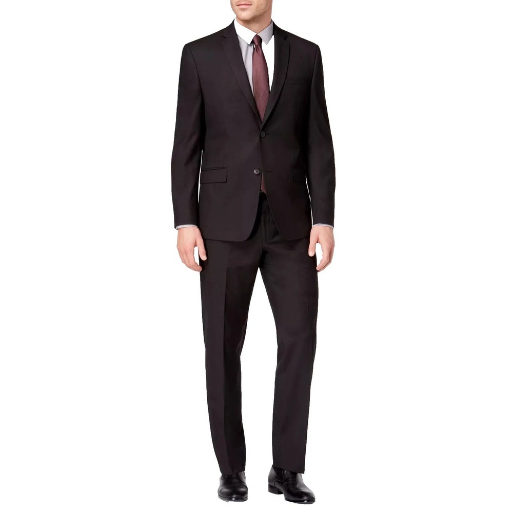 Marc New York 2-pc Suit Men's Black Slim Fit Size 38R 31x32